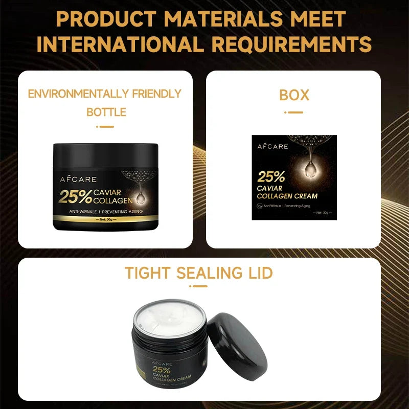Caviar Collagen Cream Moisturizer Anti Wrinkle Lifting Firming Face Wrinkle Cream Brighten Korean Skin Care Product