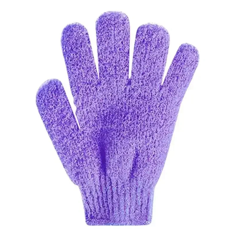 1/2Pcs Five Fingers Bath Gloves Peeling Exfoliating Household Shower Towel Scrub Body Wash Elastic Wipe Back Body Cleaning Tools