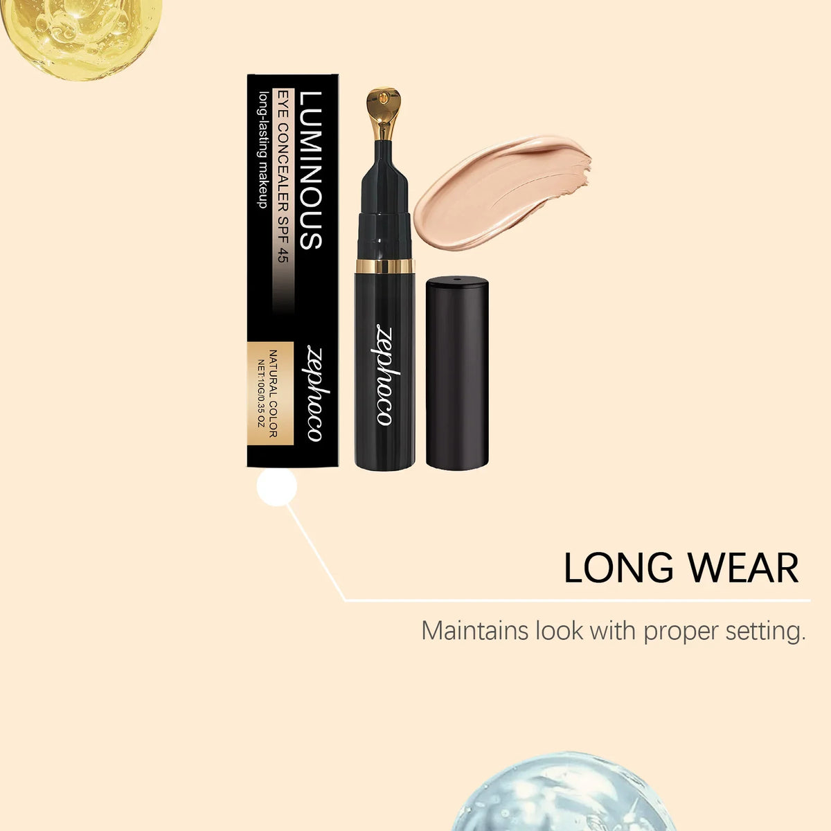 Eye Concealer Covering Dark Circles Under the Eyes Spots Pimples Full Coverage Groove Repair Eye Makeup Face Cosmetics