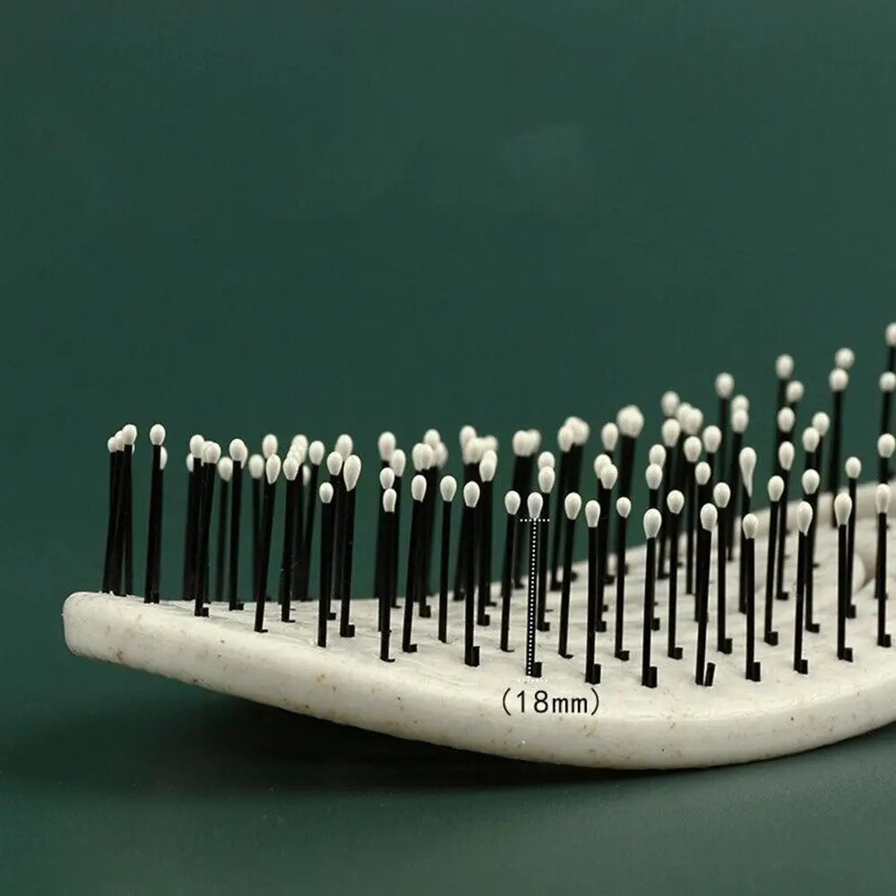 Flexible Hairdressing Styling Comb Soft Pins Massage Comb Hair Combs Wet and Dry Hair Brush
