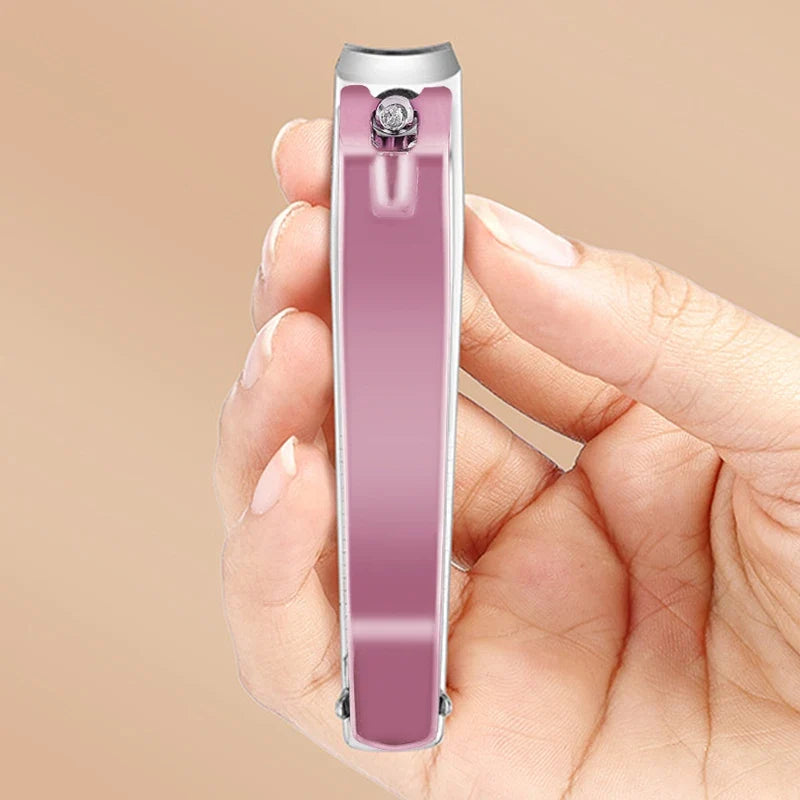 1PC Color Nail Clippers Stainless Steel Nail Cutter Thick Scissor Plier Toenail Fingernail Professional Manicure Trimmer NailArt