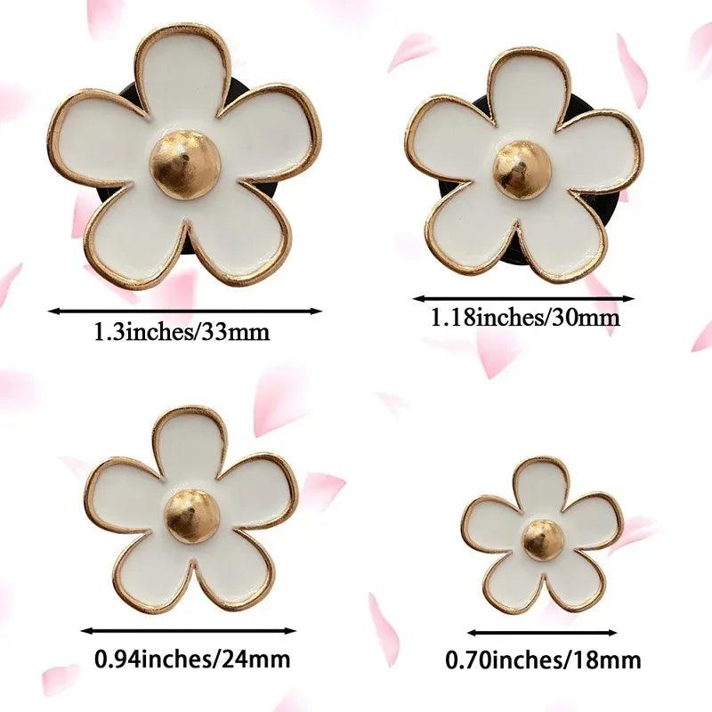 Car Outlet Vent Perfume Clips Conditioning Aromatherapy Freshener with Cute Flower Design
