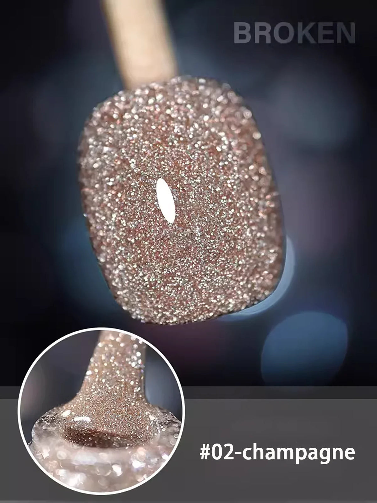 1-12pcs Wine Red Flash Crushed Strobe High Density Diamond Glitter Gel Nail Polish Black Nails Red Nails White Nails
