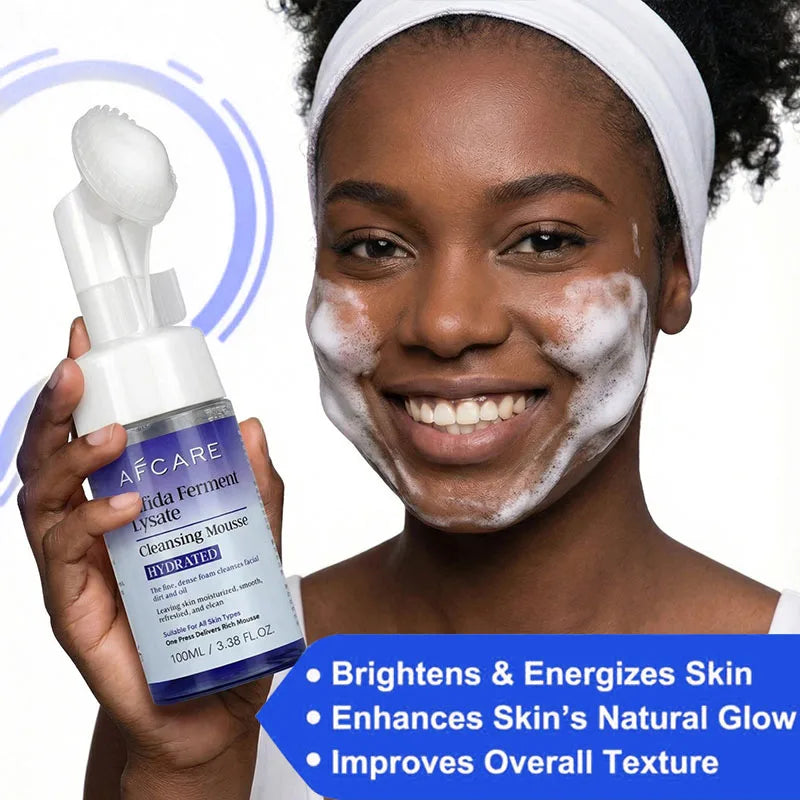 AFCARE Deep Clean Daily Cleanser Mousse Bifida Ferment Lysate Gentle Mouss For Sensitive Skin Refreshingly Soft Lightweight Foam