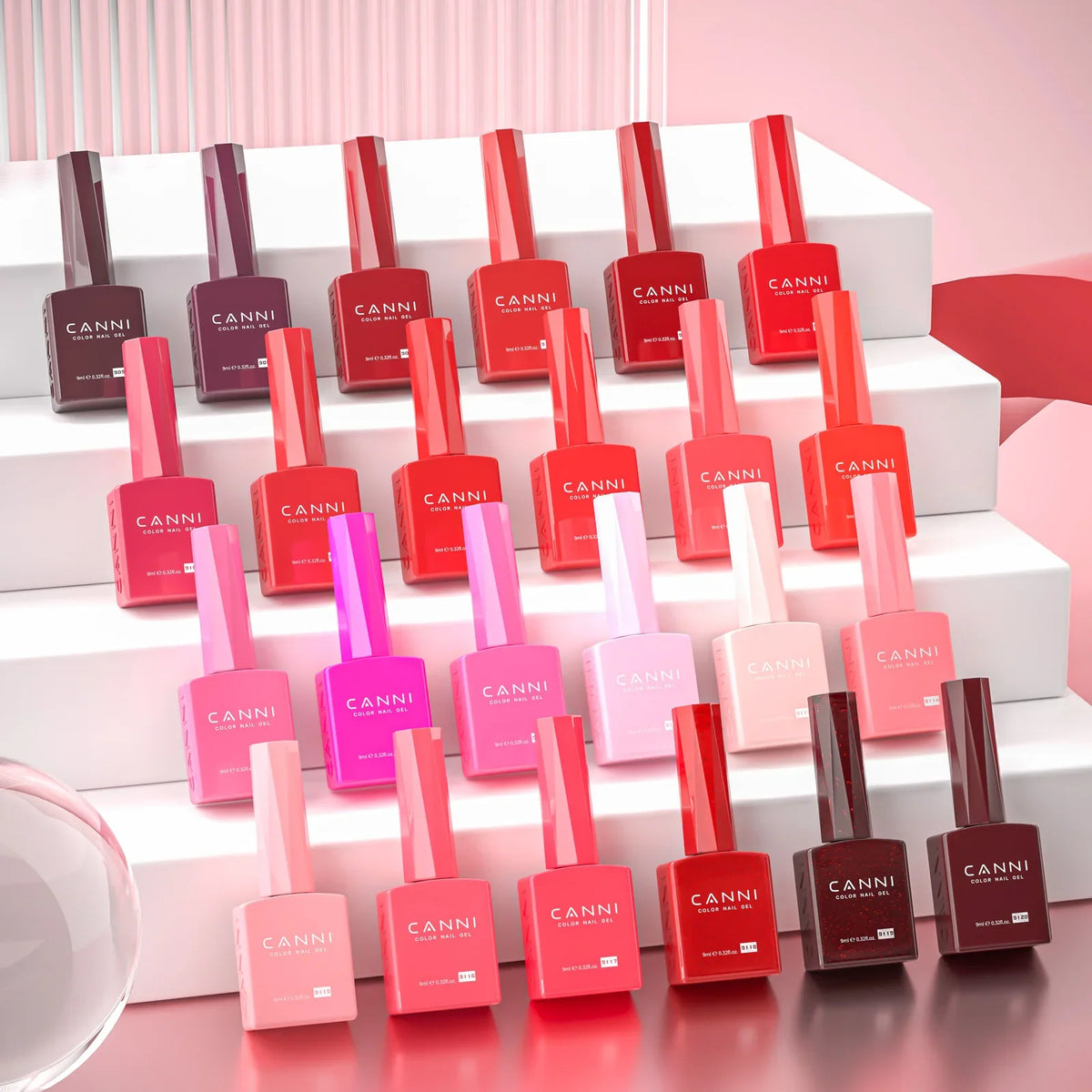 9ml CANNI CC8 HEMA FREE Nail Gel Polish Kit Nail Manicure Full Coverage Solid Color Summer Nails Soak off UV LED Nail Gel Set