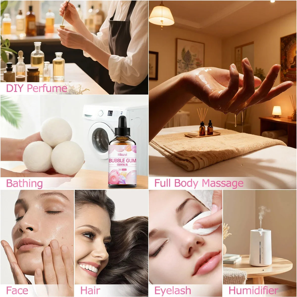 Bubble gum essential oil is naturally skin-friendly, moisturizing, and provides extra hydration.