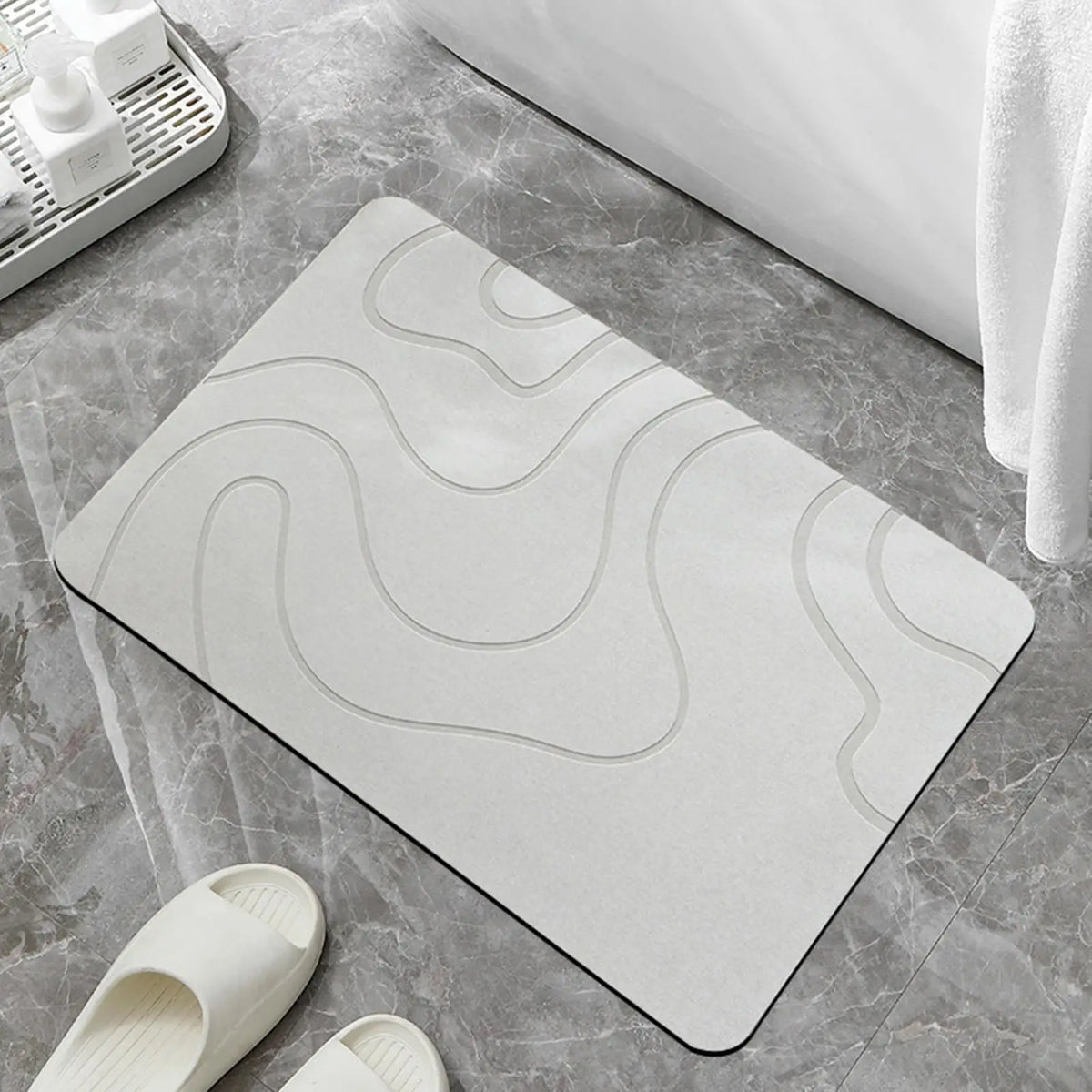 Bath Mat Mud Soft Mat Water Absorption Quick Drying Shower Mat Entryway Rugs Indoor Washable Door Mat For Front Door