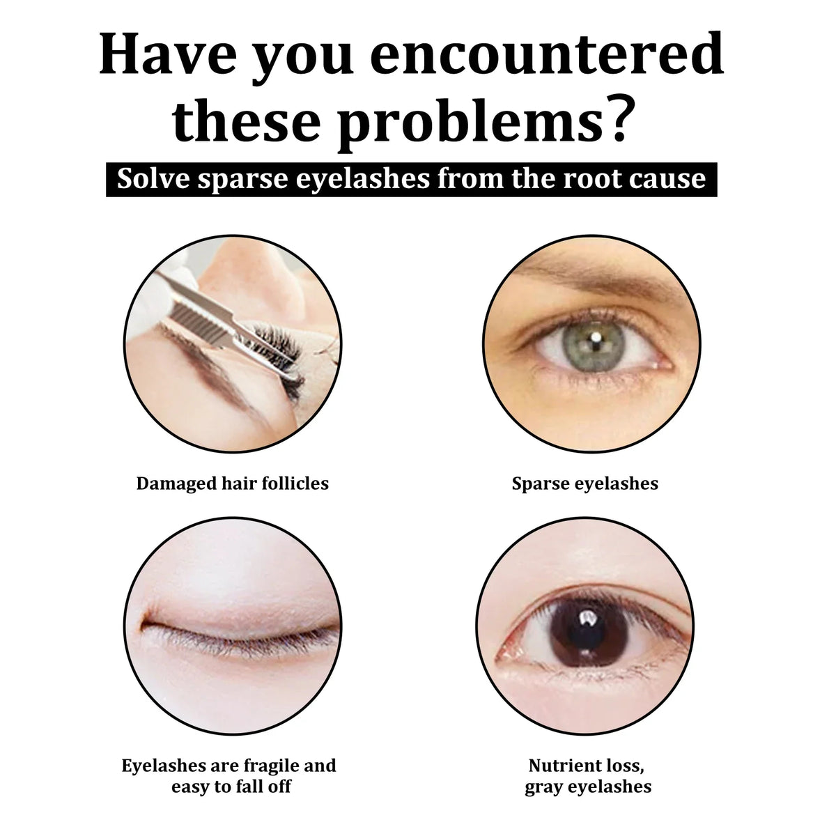 EELHOE Eyelash Enhancer Serum Extension Lash Eyebrow Fast Growth Longer Fuller Thicker Natural Curling Lash Lifting Makeup