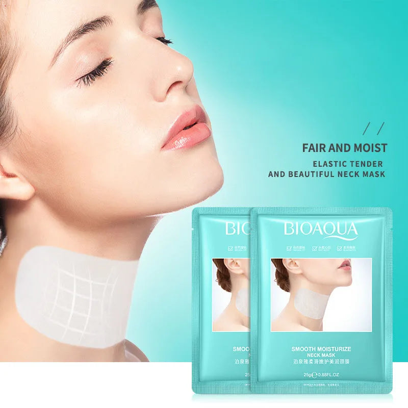 20pcs BIOAQUA Neck Mask Moisturizing Brightening Nourishing Firming skincare Collagen Neck Masks Korean Skin Care Products