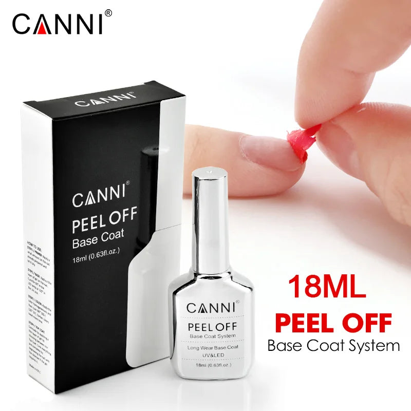 Canni Jelly Pink Nail Gel Polish French Nail Nude Color Gel Varnish Long Wear Diamond No Wipe TopCoat Nail Manicure Nail Lacquer