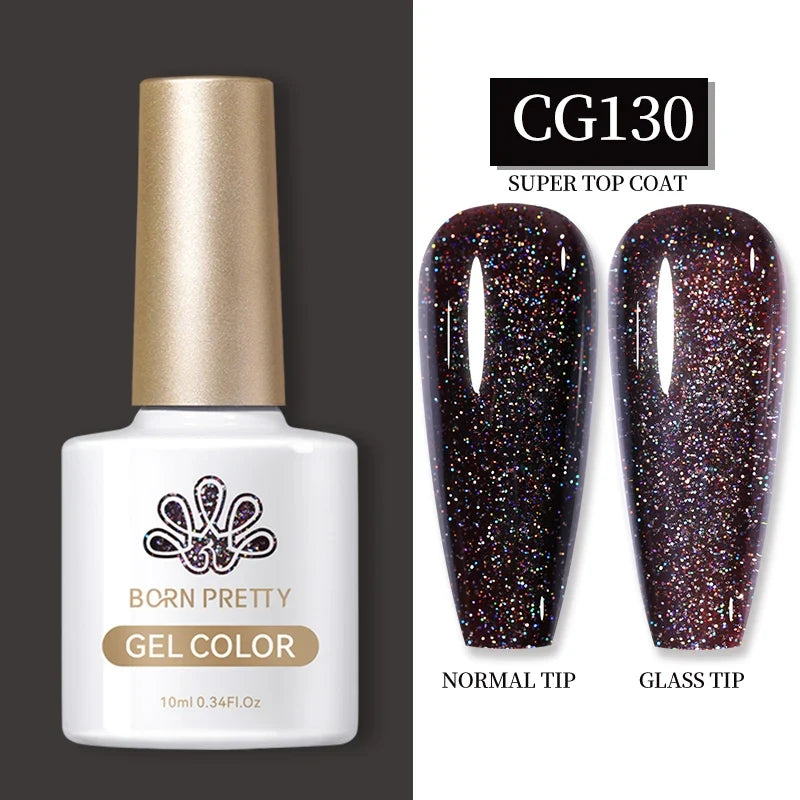 BORN PRETTY 10ml Clear Blooms Gel Polish UV LED Soak Off Nail Art Polish for Spreading Effect Marble Nail Polish Gel Painting