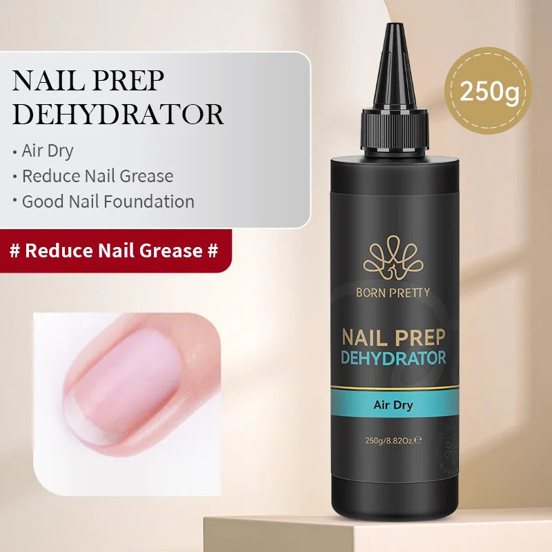 BORN PRETTY 250g Rubber Base Gel Refilled Package Jelly Milky White Nude Semi-Permanent Soak Off Self Leveling Construction Gel