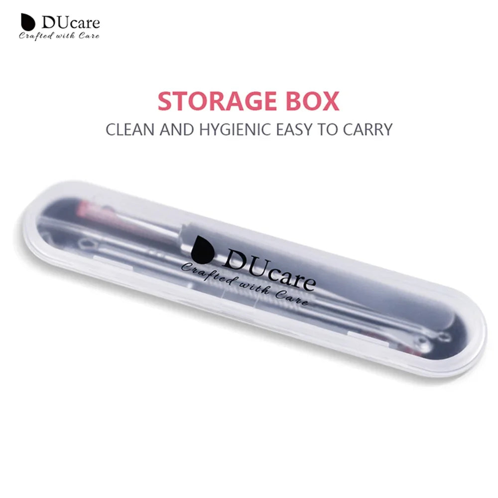 DUcare 4pcs Acne Blackhead Removal Needles Stainless steel Pimple Spot Extractor Acne Treatment Acne Needle Face Clean Care Tool