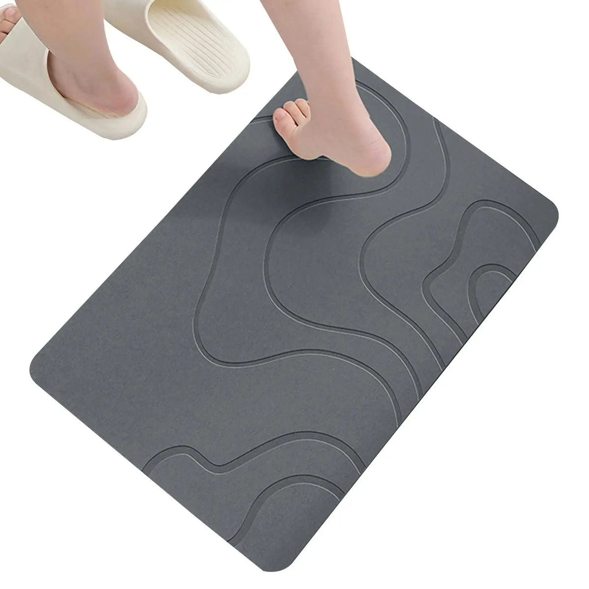 Bath Mat Mud Soft Mat Water Absorption Quick Drying Shower Mat Entryway Rugs Indoor Washable Door Mat For Front Door