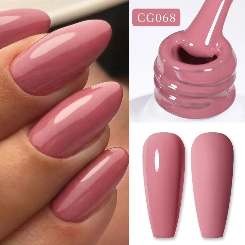 BORN PRETTY 10ml Purple Red Series Gel Nail Polish Winter Dark Purple Nail Art Varnish Semi Permanent Soak Off UV LED Gel