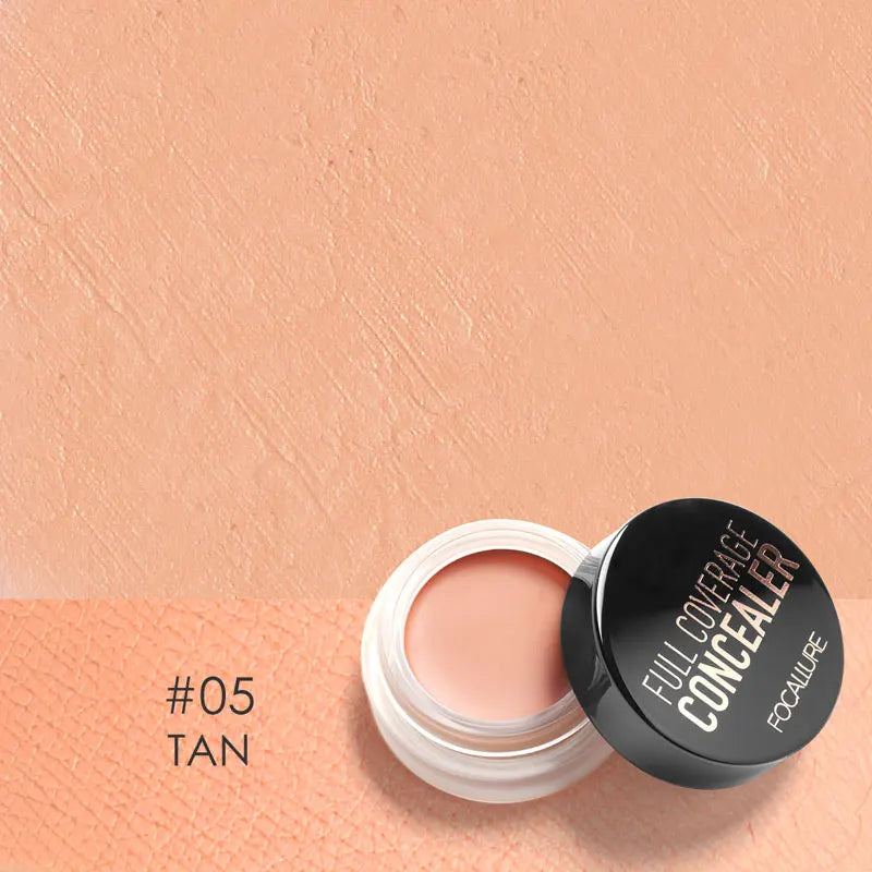 FOCALLURE Makeup Concelaer Full Coverage Waterproof Concealer Cream Oil-control Face Base Foundation Moisturizing Cosmetics