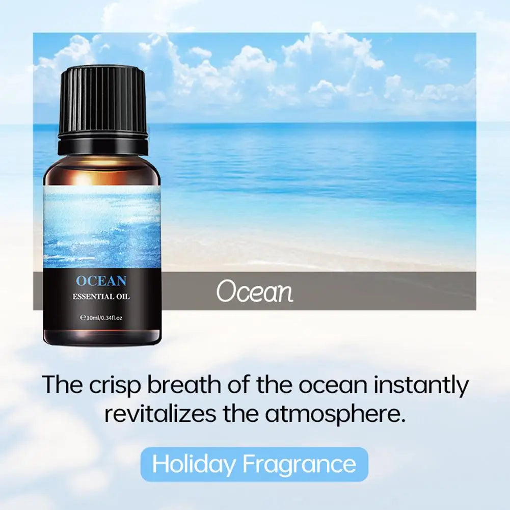 15 Scents Water Soluble Fragrance Oils - 10ml Aromatherapy Oil for Diffuser, Room Deodorizer, Air Freshener, Home & Car
