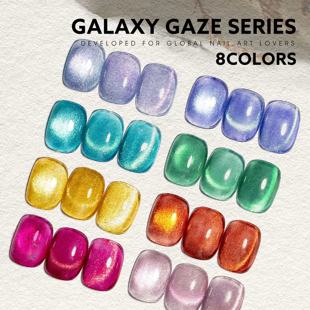CANNI TPO/HEMA FREE Cat Eye Gel Nail Polish 9ml 48 Colors High Gloss UV-Removable Nail Art for Salon & DIY Manicure