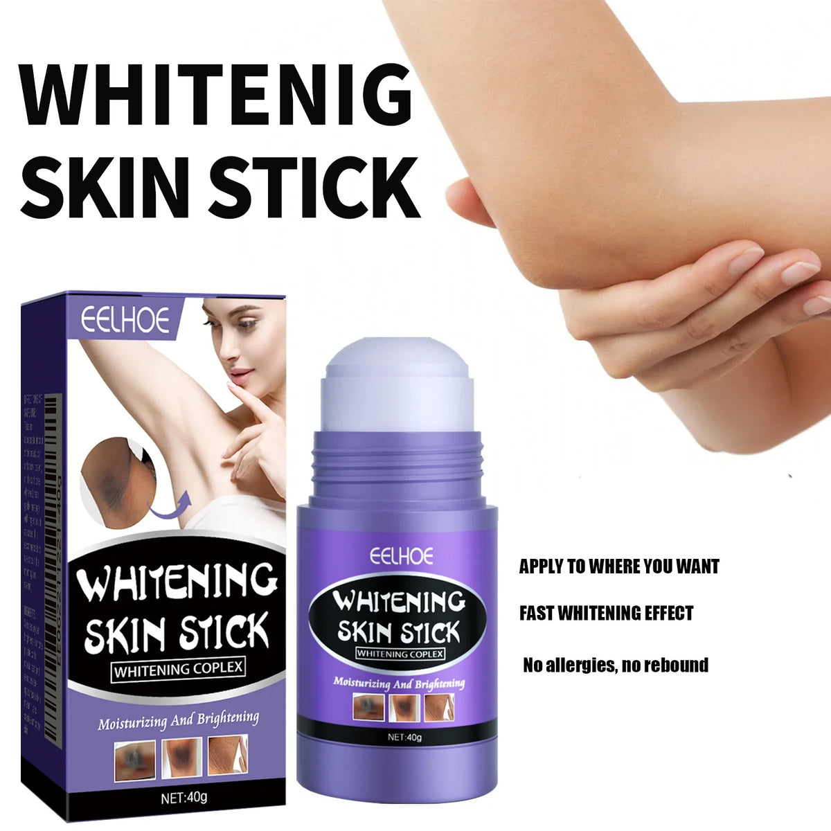 Armpit Whitening Cream Private Parts Dark Skin Bleaching Cream Lighten Melanin Knee Underarm Nipple Brighten Body Care Lotion
