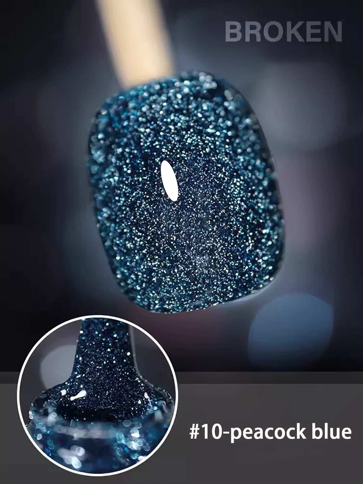 1-12pcs Wine Red Flash Crushed Strobe High Density Diamond Glitter Gel Nail Polish Black Nails Red Nails White Nails