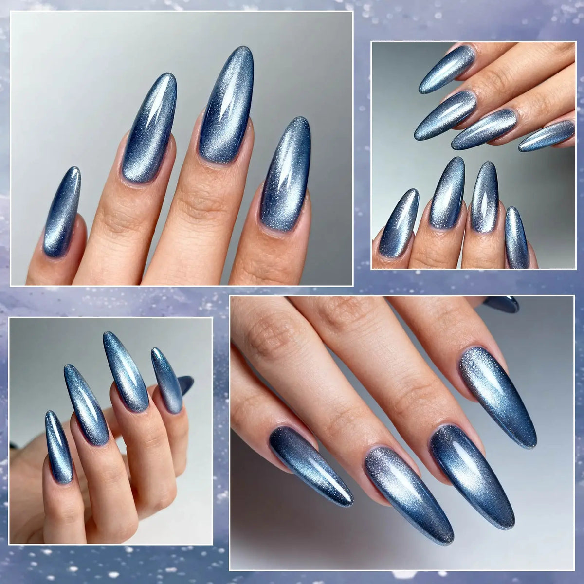 1/5pcsVenalisa Hema/TPO Free Cat Eye Gel Magnet Ultra Flash Nail Gel Polish Diamond Sparkle Soak Off UV LED Varnish Nail Gel