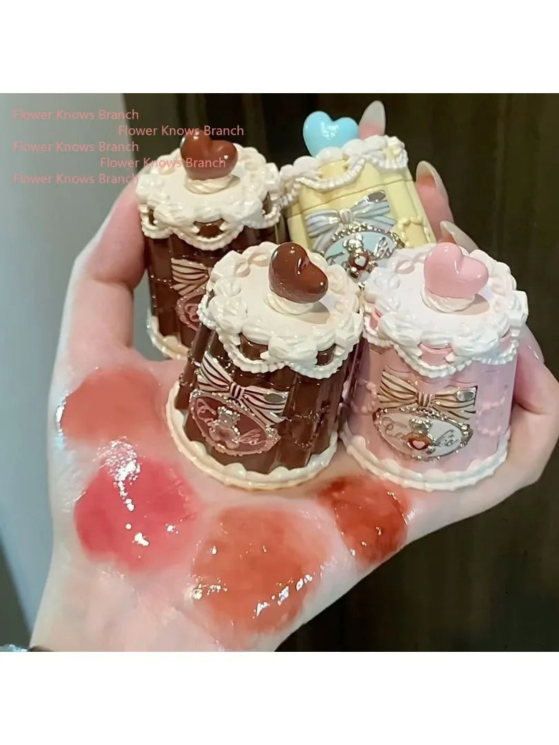 FLOWER KNOWS THE SWEETIE BEAR COLLECTION Coating Lip Jelly SOFT LIP STICK,Hydrating Gloss,Moisturizing Tint,Shine & Glow Finish