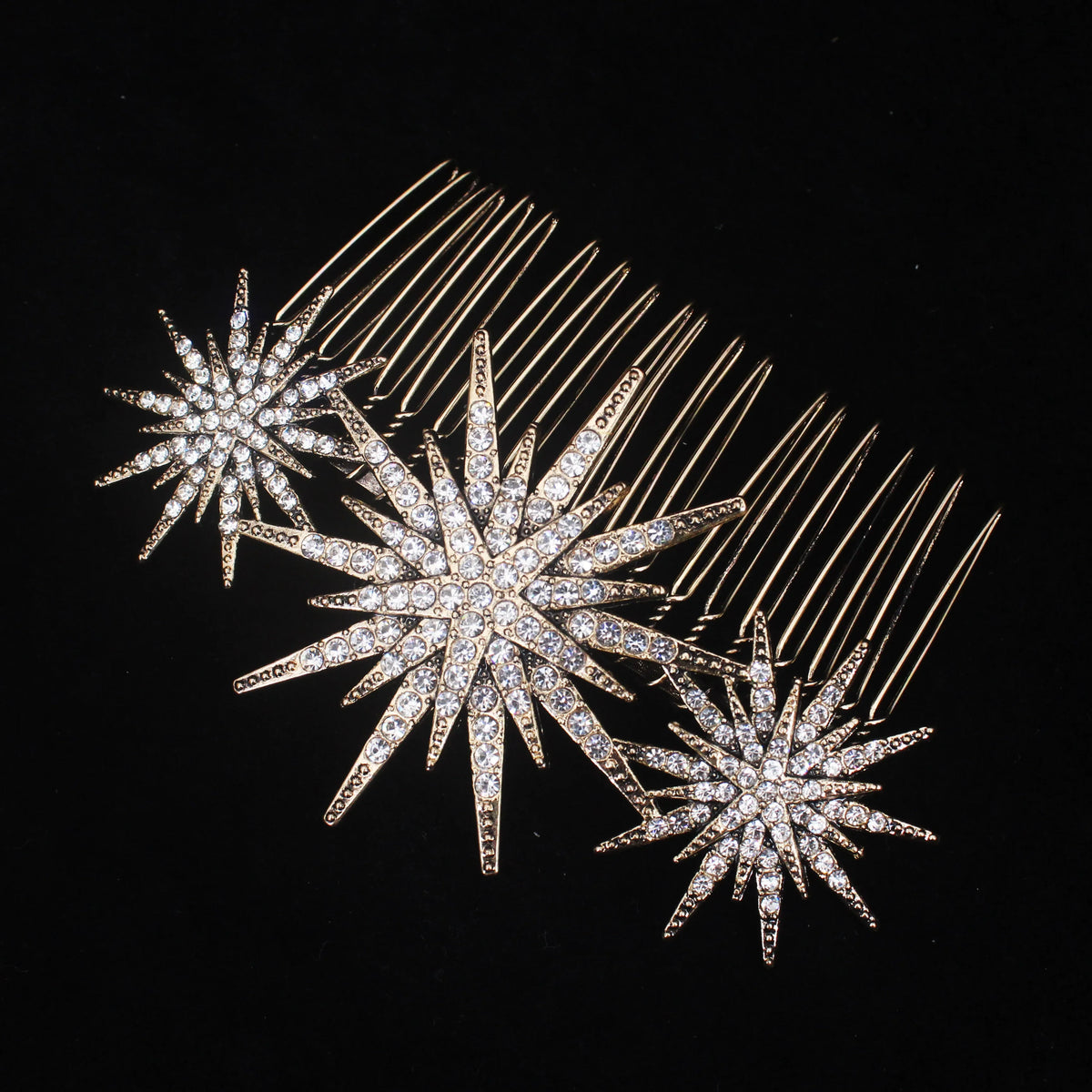 Floral Pearl Rhinestone Hair Comb Elegant Metal Leaf Bridal Hair Clip Pins Wedding Hair Accessory for Bride Updo Hairstyle