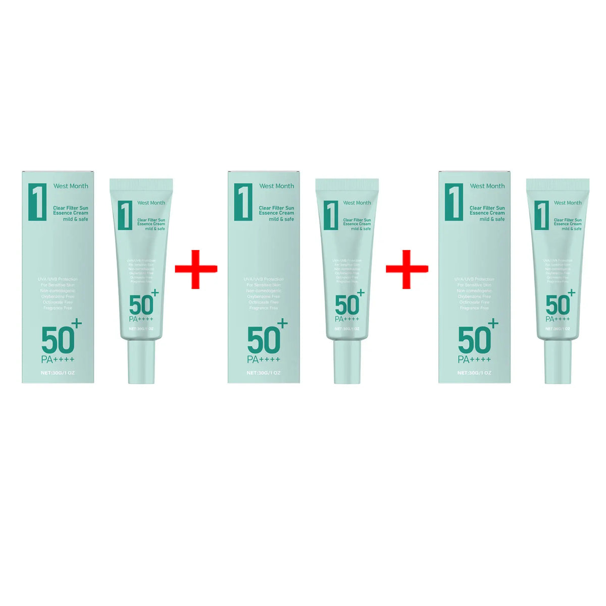 Anti Sun Cream SPF50 UV Defense Broad Spectrum Sunlight Protection Reduce Redness Hydrating Waterproof Prevent Sunburn Sunscreen