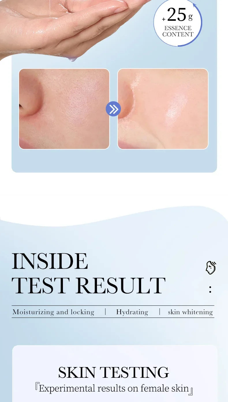 10Pcs Hyaluronic Acid Mask Facial Skin Care Firming Moisturizing Mask Facial Skin Care Products