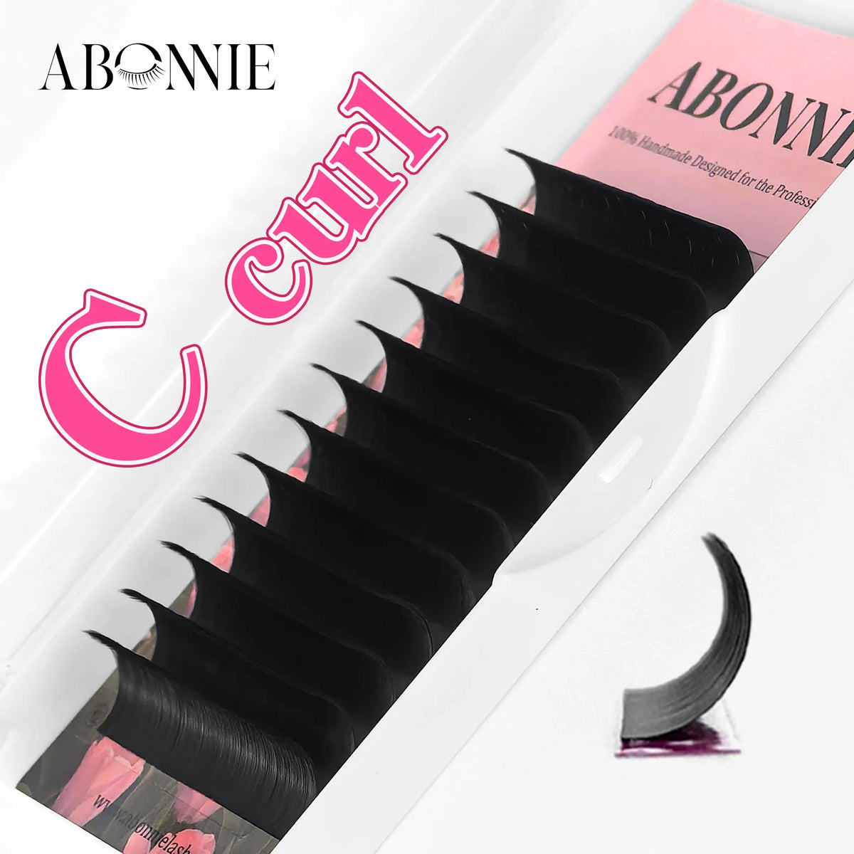Abonnie Multi Layer Wispy Lashes Pre-Bundled Eyeash Extensions 3D Fluffy Camellia Eyelashes Automatic Flowering Lash LB Eyelash