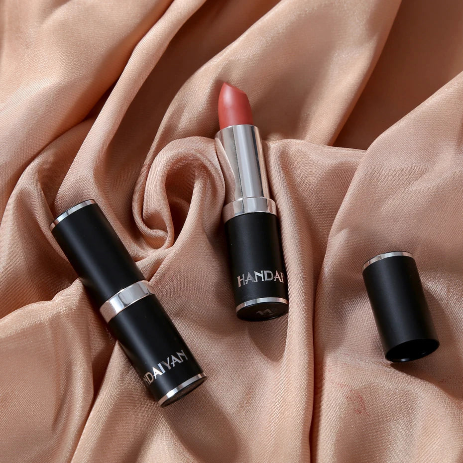 12 Colors Matte Lipstick Long Lasting High Pigment Velvet Soft Full Coverage Lip Makeup Nude Red Sexy Women Beauty Cosmetics