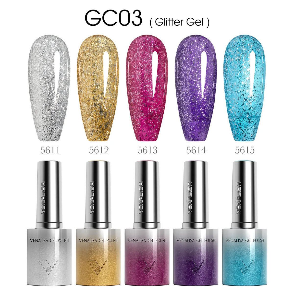 1/5pcsVenalisa Hema/TPO Free Cat Eye Gel Magnet Ultra Flash Nail Gel Polish Diamond Sparkle Soak Off UV LED Varnish Nail Gel