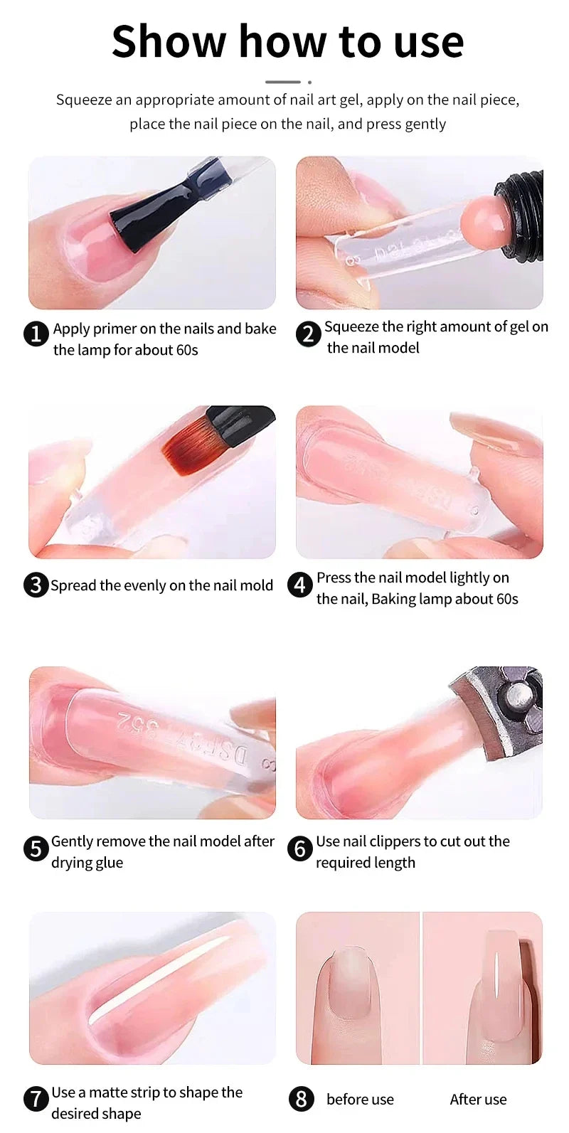 Gel Nail Polish Kit With UV Nail Lamp Electric Nail Drill Machine Soak OFF Gel Nail Kit Base&Top Coat Gel Polish Nail Tools Set