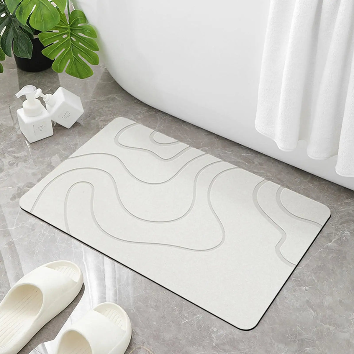 Bath Mat Mud Soft Mat Water Absorption Quick Drying Shower Mat Entryway Rugs Indoor Washable Door Mat For Front Door