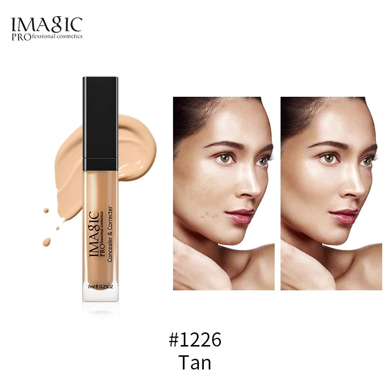 IMAGIC Eye Concealer & Base 6 Colors Full Coverage Suit for All Color Skin Face / Eye Makeup Liquid Concealer