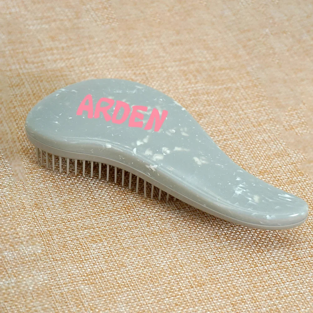 1pc Mini Personalised Magic Detangling Comb Anti-static Massage Tangle Detangle Hairbrush Custom Comb Barber Hair Styling Tool