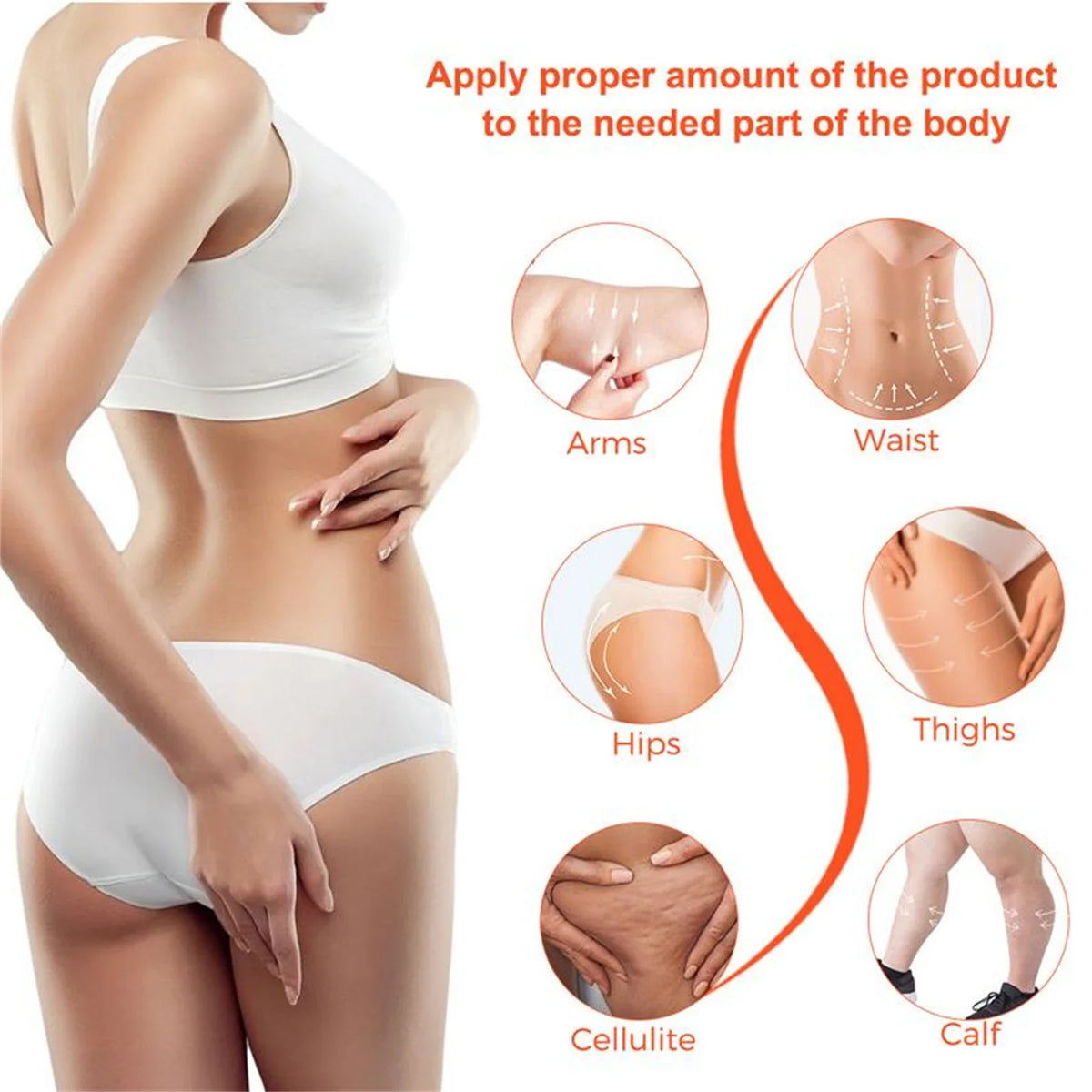 KAPOMI Fat Burning Body Slimming Cream Burns Fat, Tightens Skin, Hydrates and Moisturizes