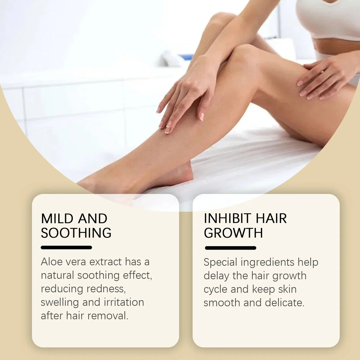 60ml Cyperus Rotundus Oil Body Hair Remover Oil For Armpit Legs Arms Hair Growth Inhibitor Skin Care Body Moisturizing Oil