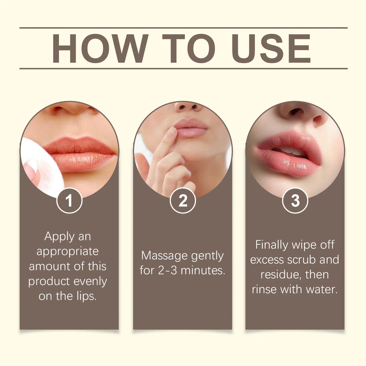 Brown Sugar Lip Scrub Gentle Exfoliating Dead Skin Removal Fade Lip Lines Moisturizing Nourishing Dry Chapped Lip Care 30g