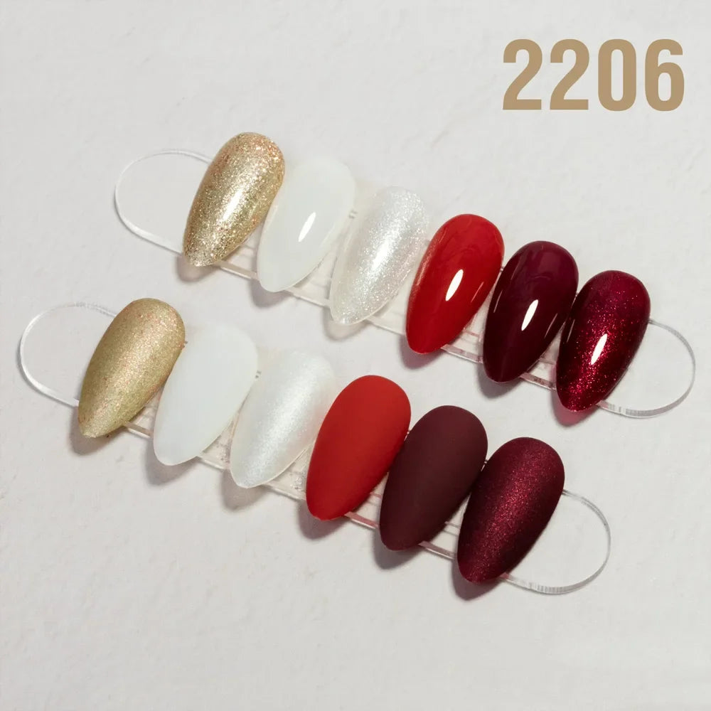 6pcs Venalisa Construction Gel Kit Stronger Jelly Color Reinforce Natural Nail Varnish Rubber Base Color Series Nude Collection