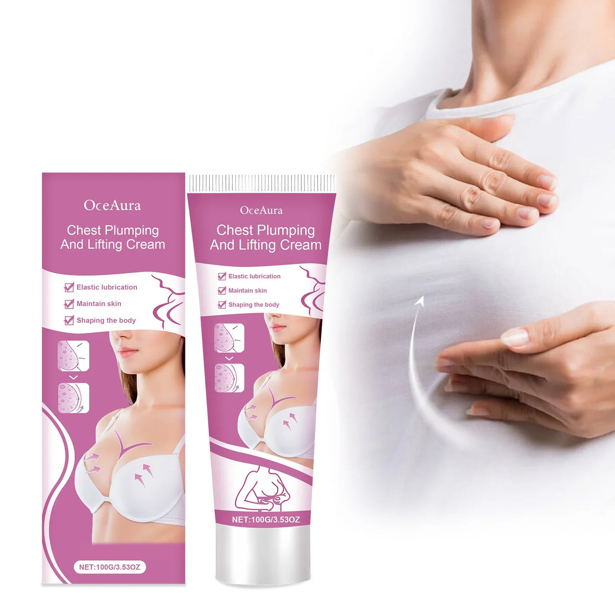 Chest Plumping Lifting Cream Enlargement Size upImprove Breast Flat Sagging Bust Firming Massage Boob Cream Bust Care