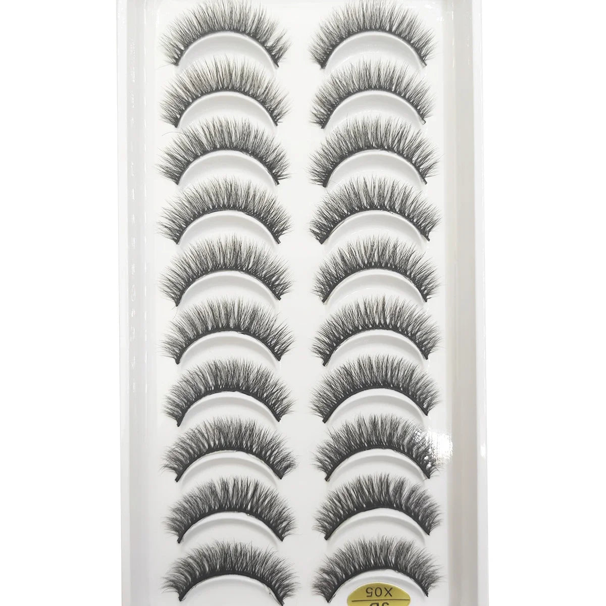 20 Style 10 Pairs Natural 3d Mink Lashes Soft False Eyelashes Cross Messy Dense Eye Lashes Extension Makeup Faux Cils Maquillaje