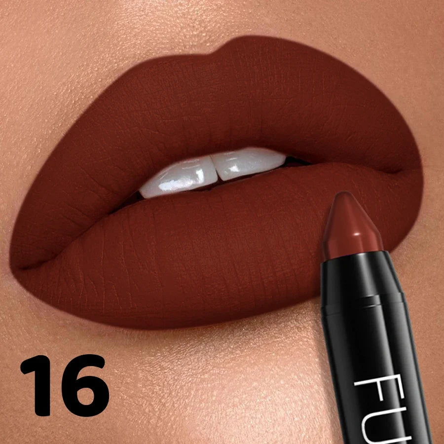 21 Colors Waterproof Lip Liner Pen Velvet Finish Smooth Lipstick for Defined and Elegant Lips Makeup for Women Gifts Lip Tints