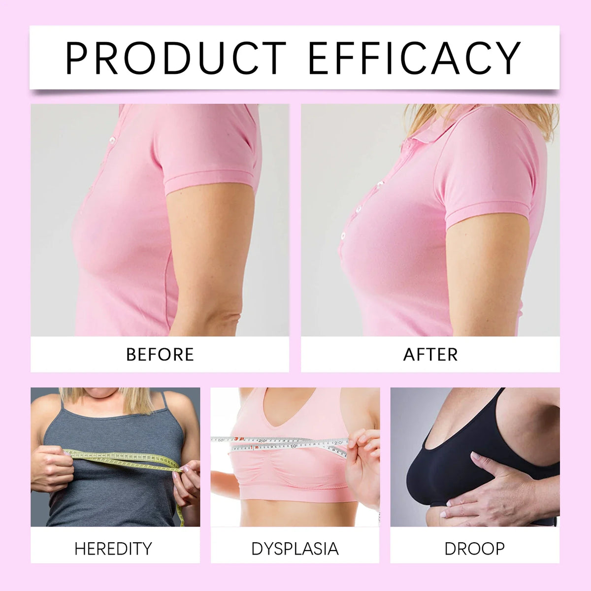 Breast Firming Cream Lifting Tightening Moisturizing Anti-Sagging Improves Elasticity Fast Absorbing For Women's Bust Care 50g