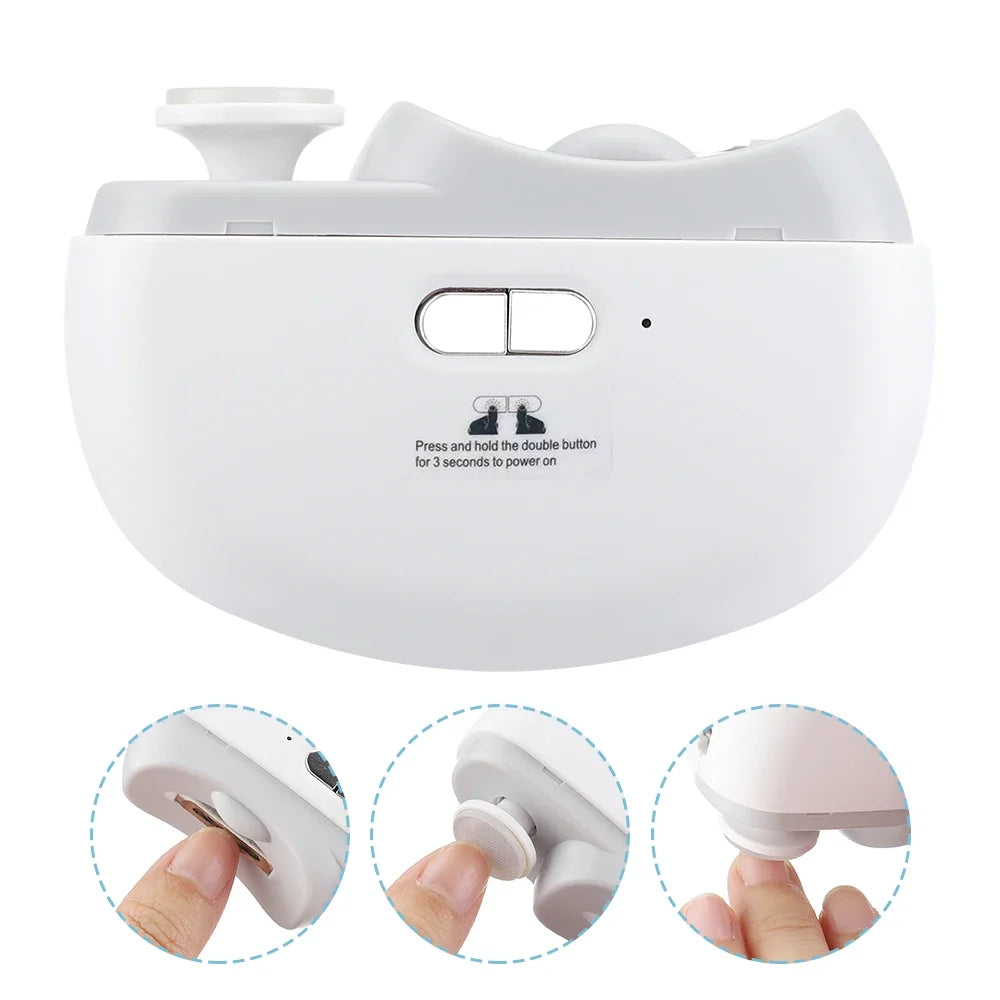 Electric Nail Clippers Automatic Trimmer Rechargeable for Adults Baby Safe Fingernail Toe Nail Cutter Portable Manicure Pedicure