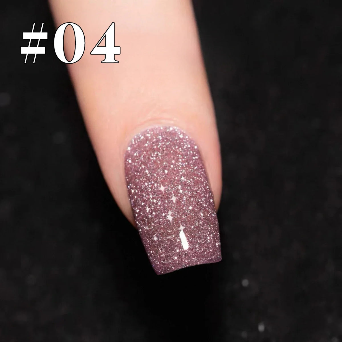 1-12pcs Wine Red Flash Crushed Strobe High Density Diamond Glitter Gel Nail Polish Black Nails Red Nails White Nails