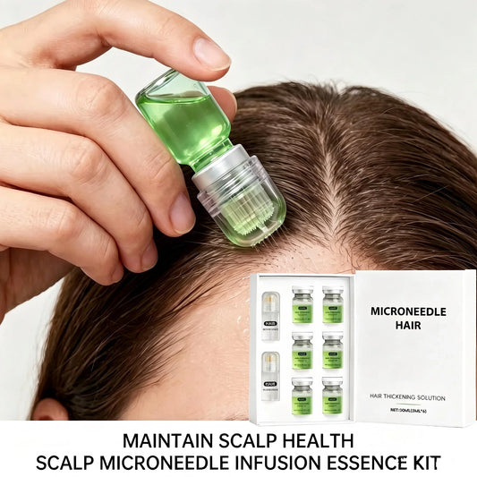 0.2MM Microneedle Scalp Essence Nourish Scalp Strengthen Roots Boost Hair Density Anti Hair Thinning Daily Care