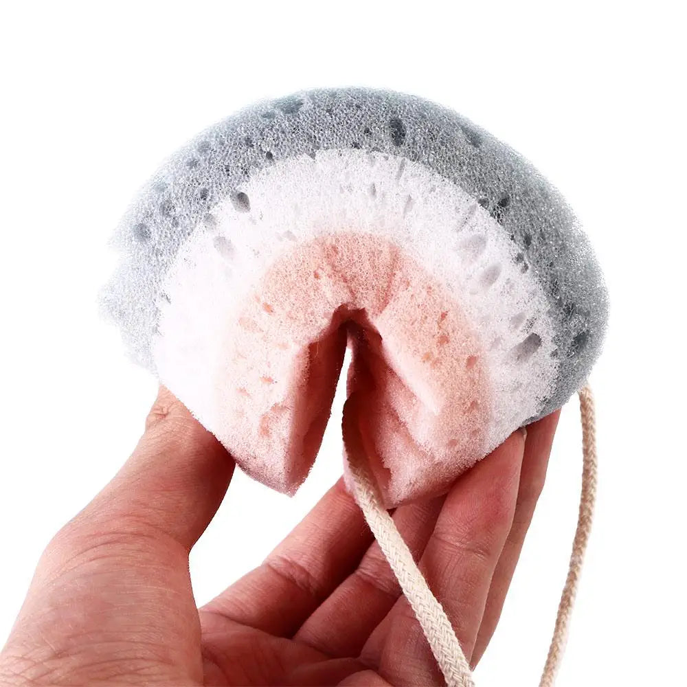 High Quality Durable Quick Foaming Bathing Accessories Massage Brush Sponge Scrubber Shower Rub Sponge Bath Ball Body Brush