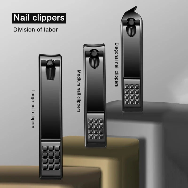 8/12/15/20/24 pcs Manicure Cutters Nail Clipper Set Household Stainless Steel EarSpoon Pedicure Scissors Tool For Beauty