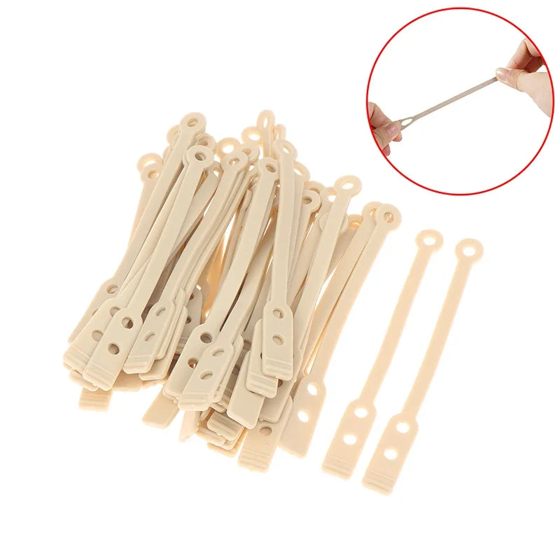 50Pcs Salon Perm Cold Bar Rubber Band Durable Hair Curl Perm Bar Fixing Tool Hair Bar Clip Styling Accessories